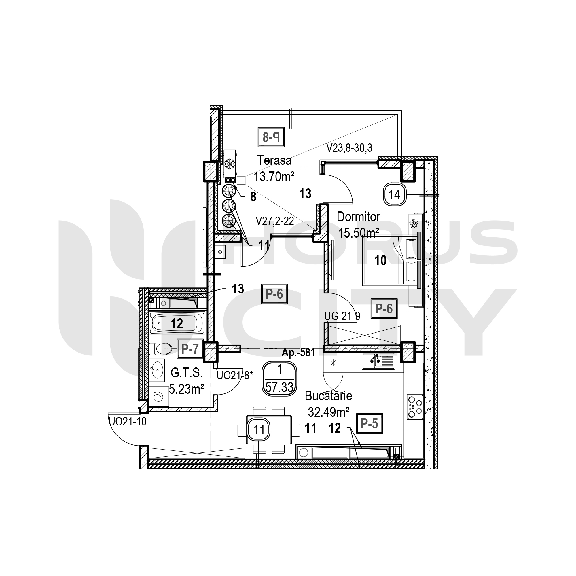 Apartament cu 1 cameră