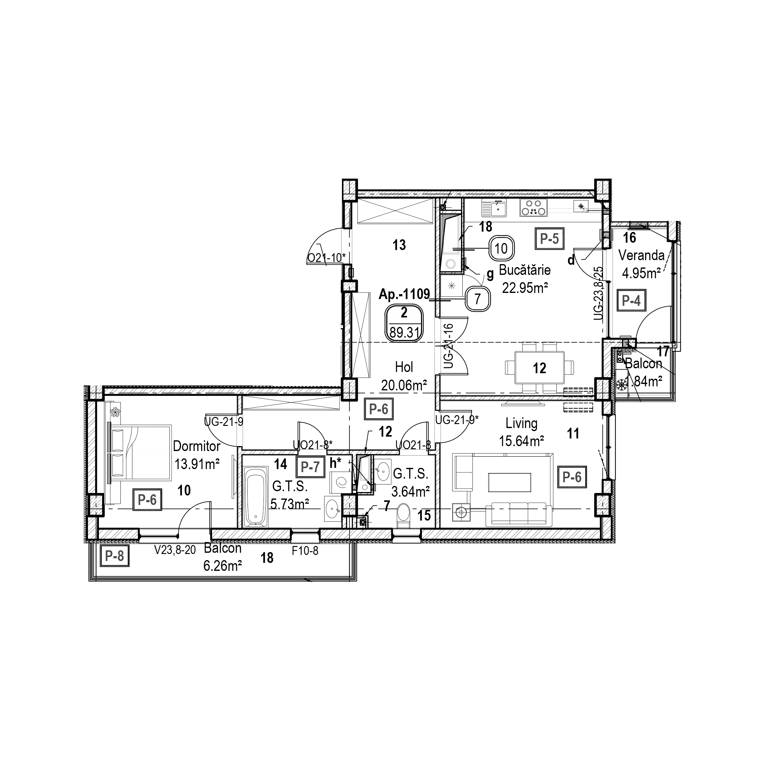 Apartament cu 2 camere