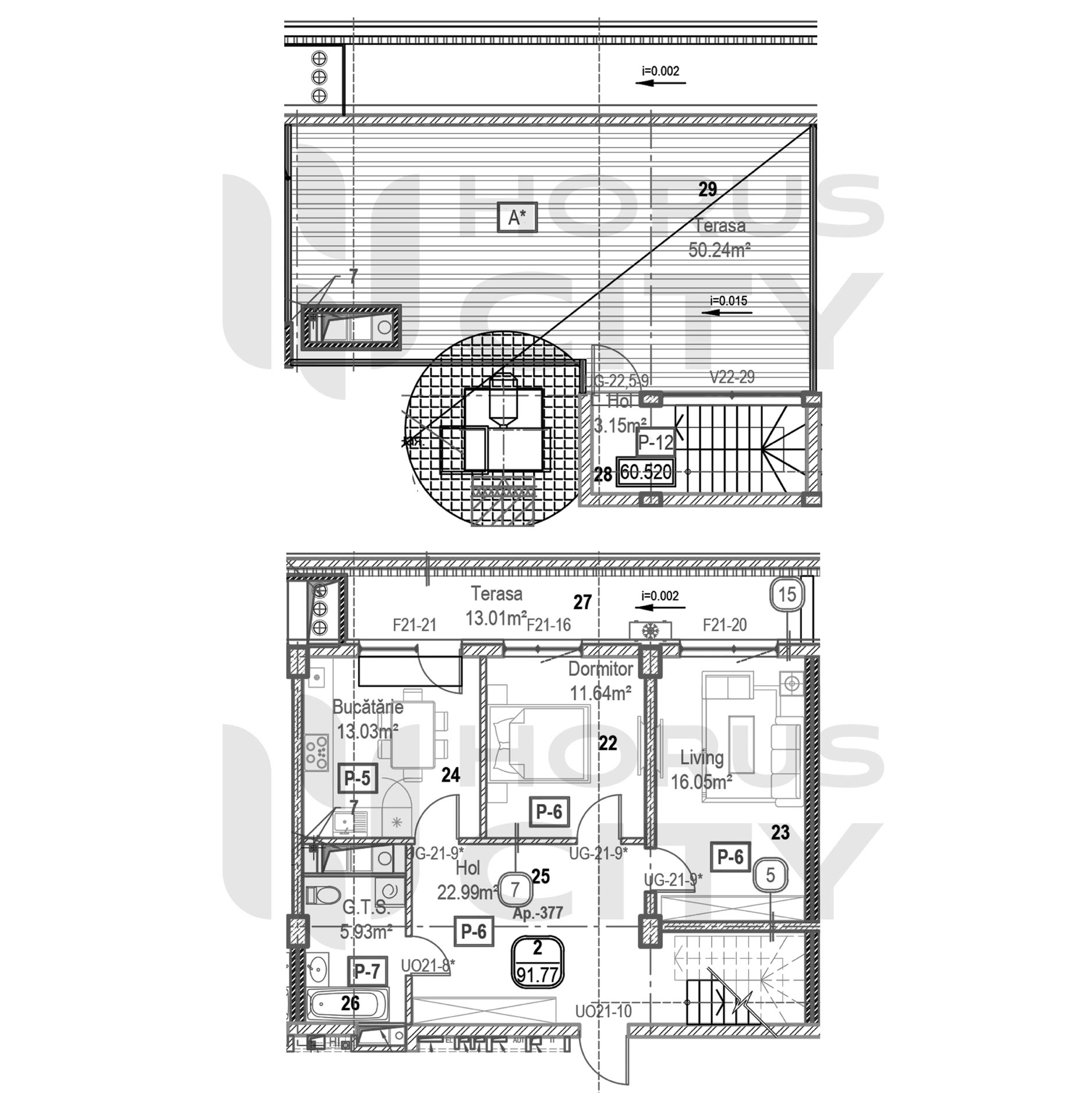Apartament cu 2 camere