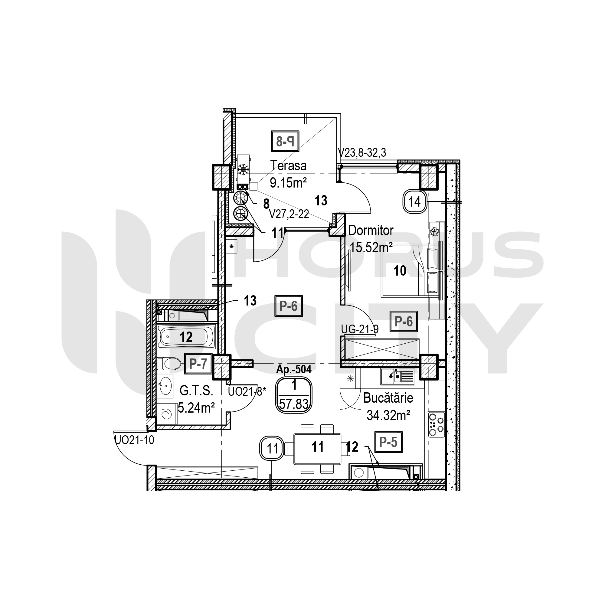 Apartament cu 1 cameră