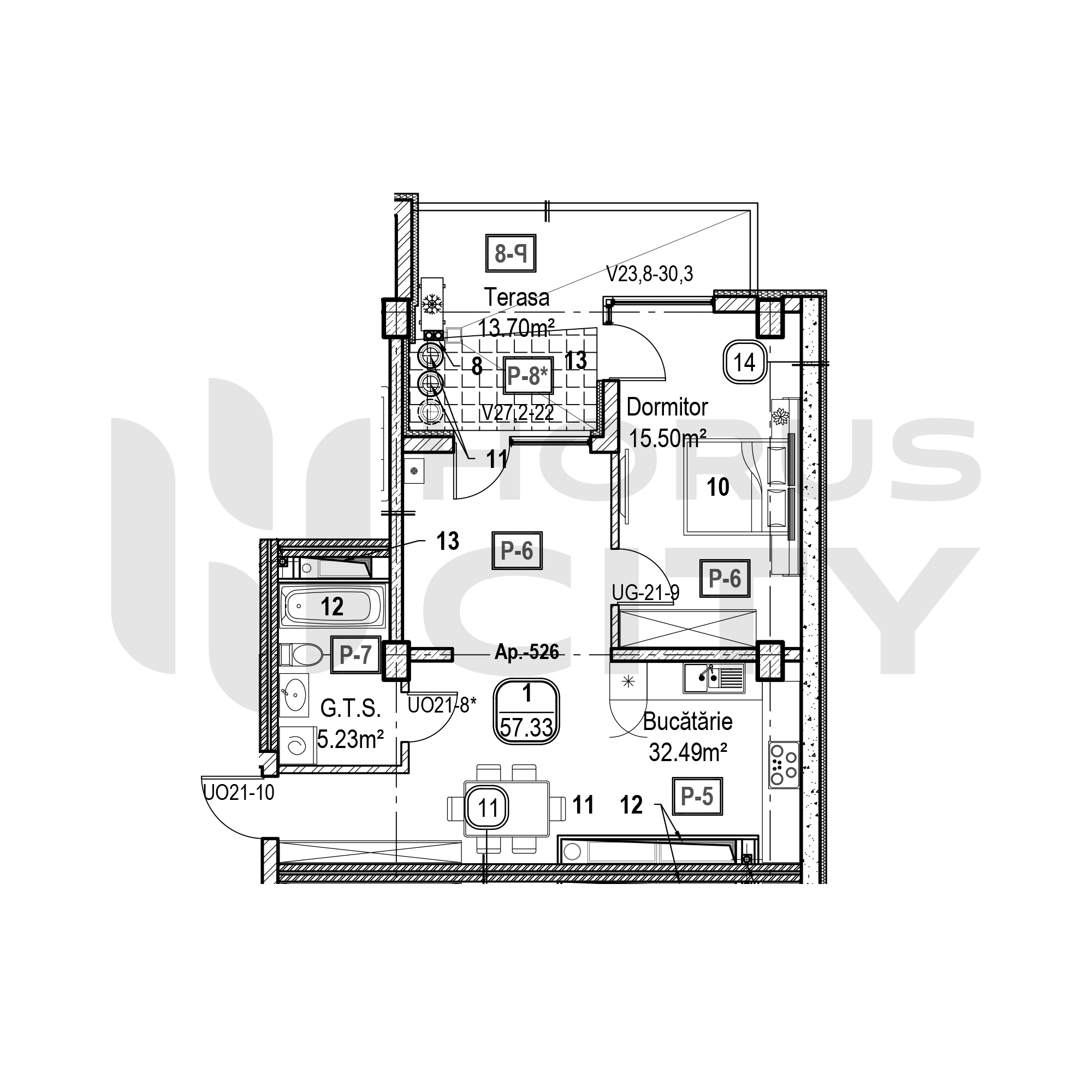 Apartament cu 1 cameră