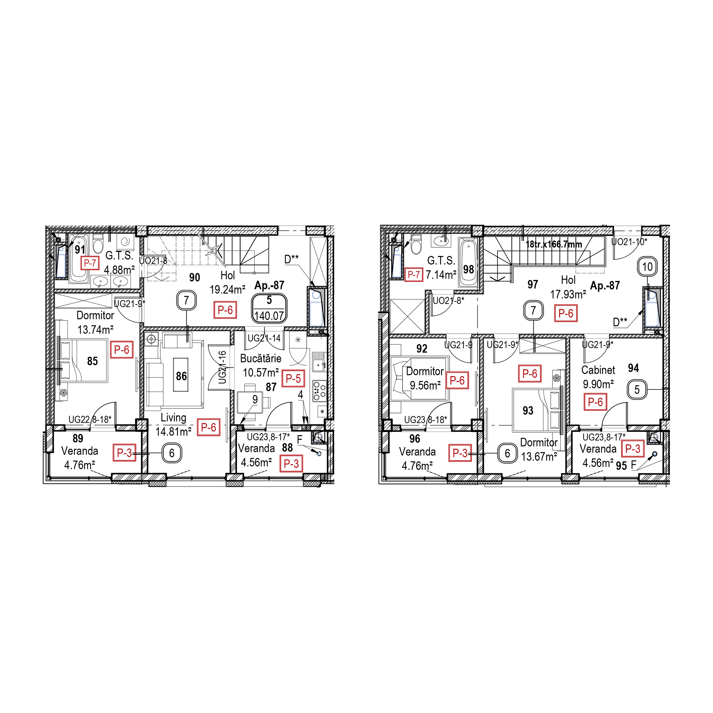 Apartament cu 5 camere