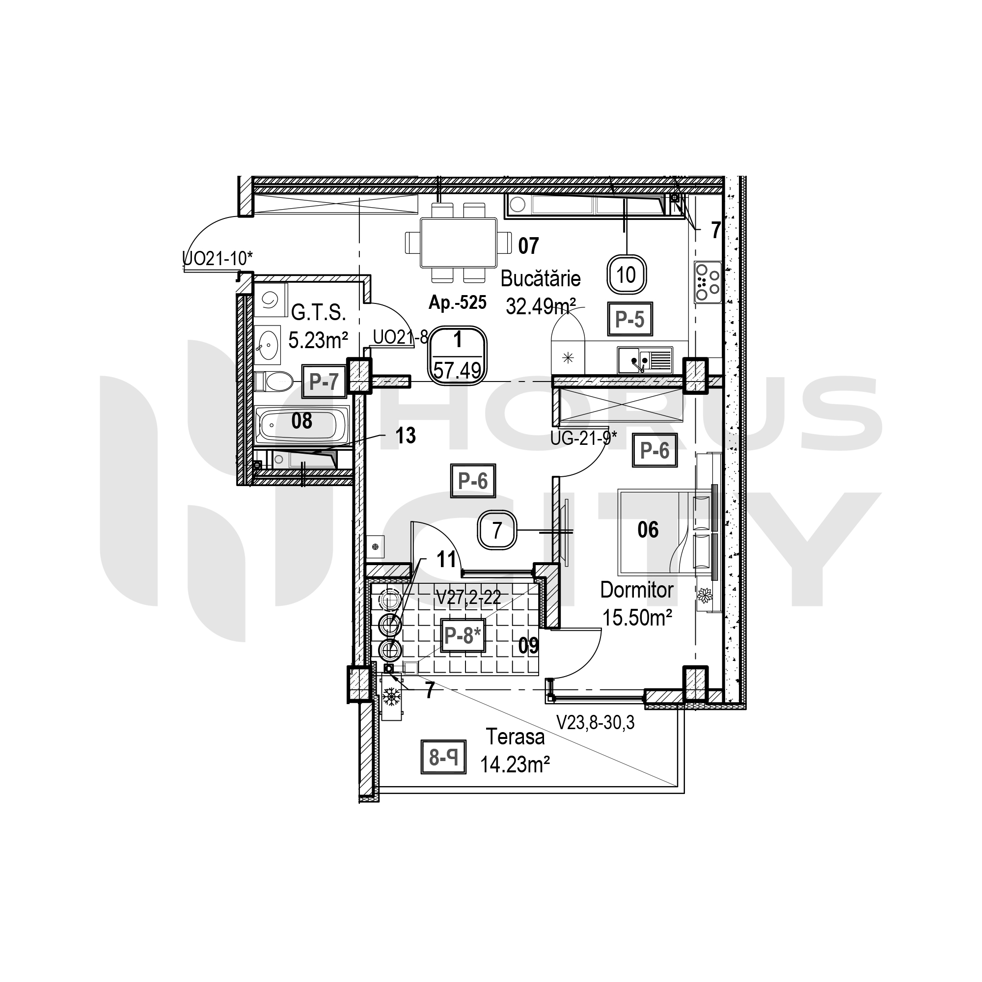 Apartament cu 1 cameră