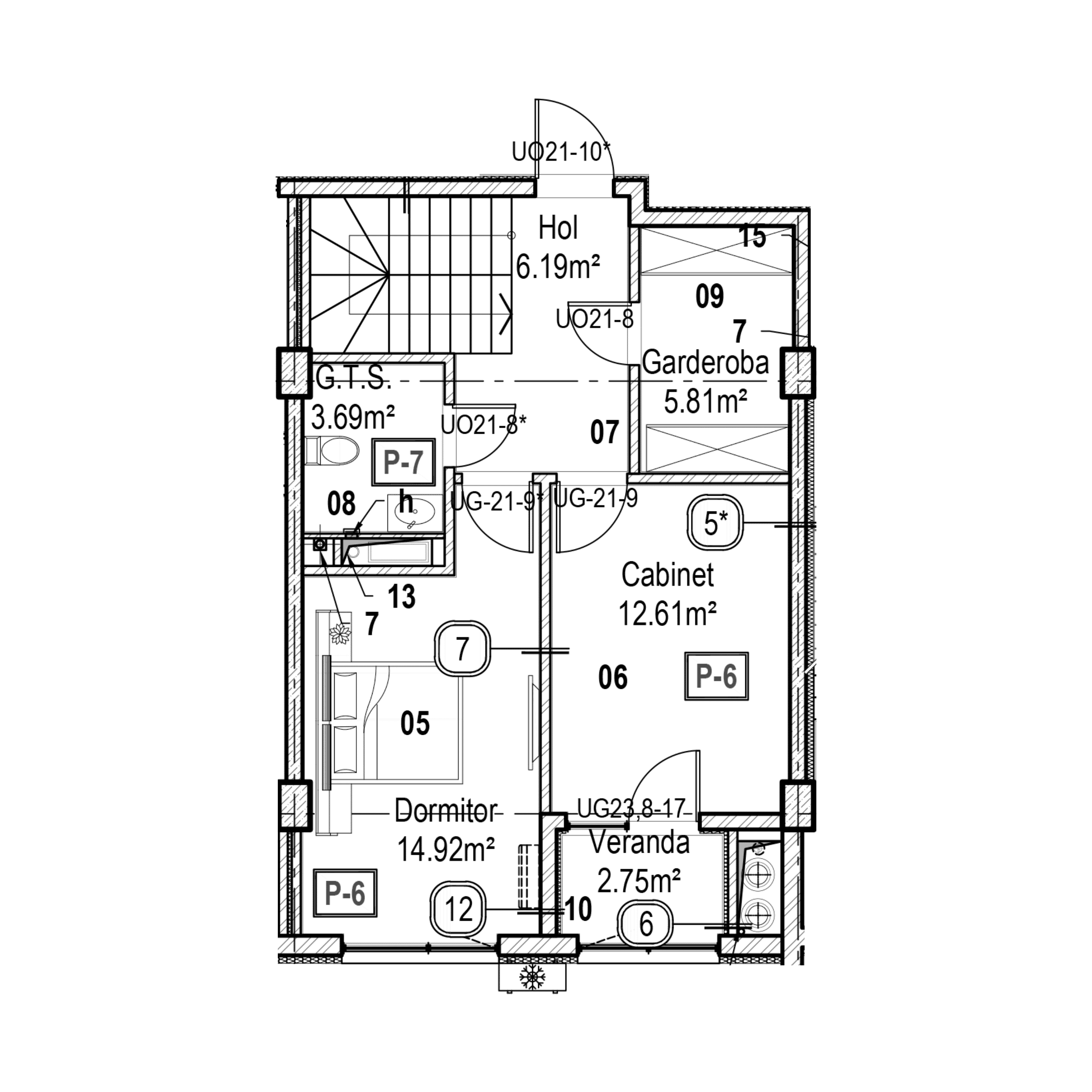 Apartament cu 3 camere