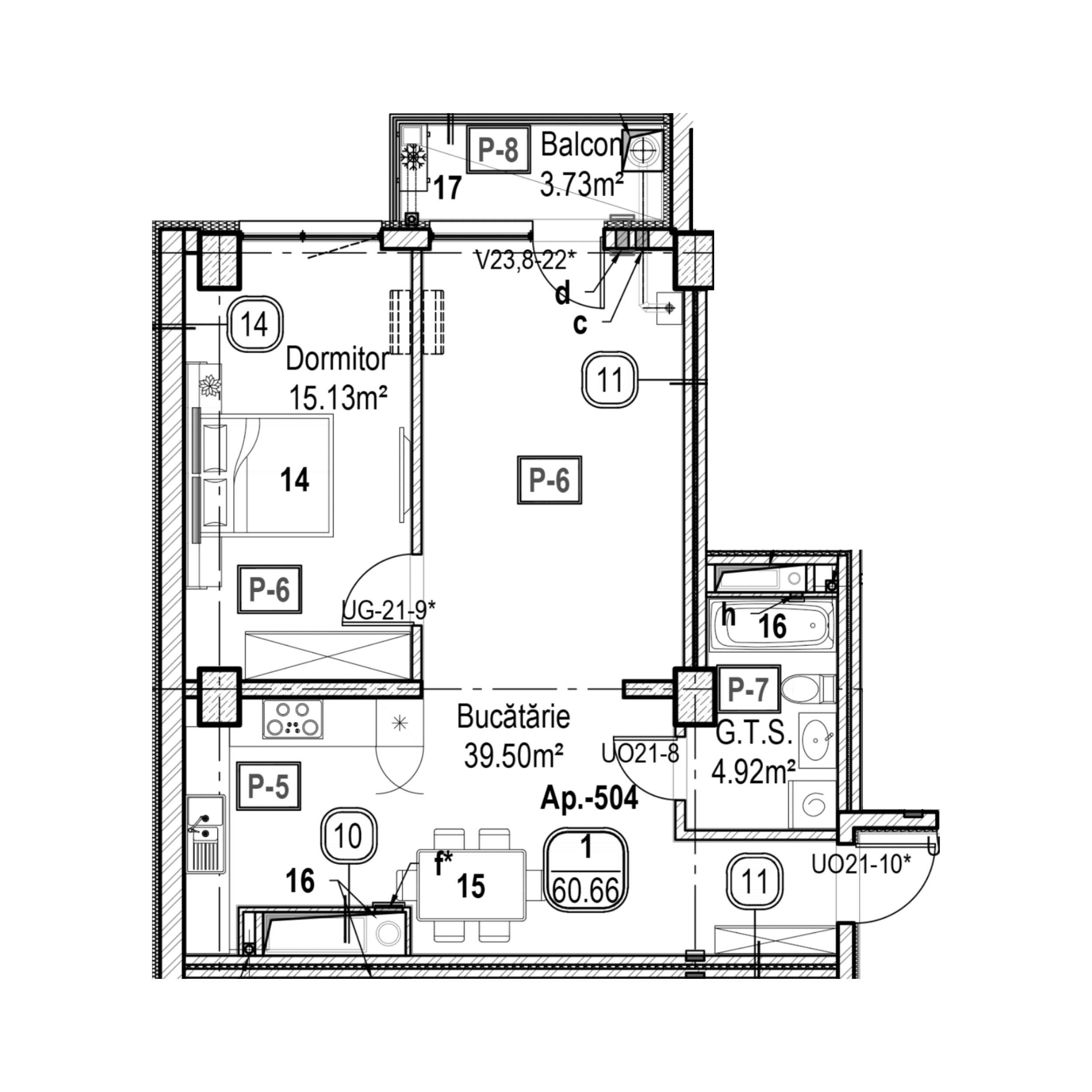 Apartament cu 1 cameră
