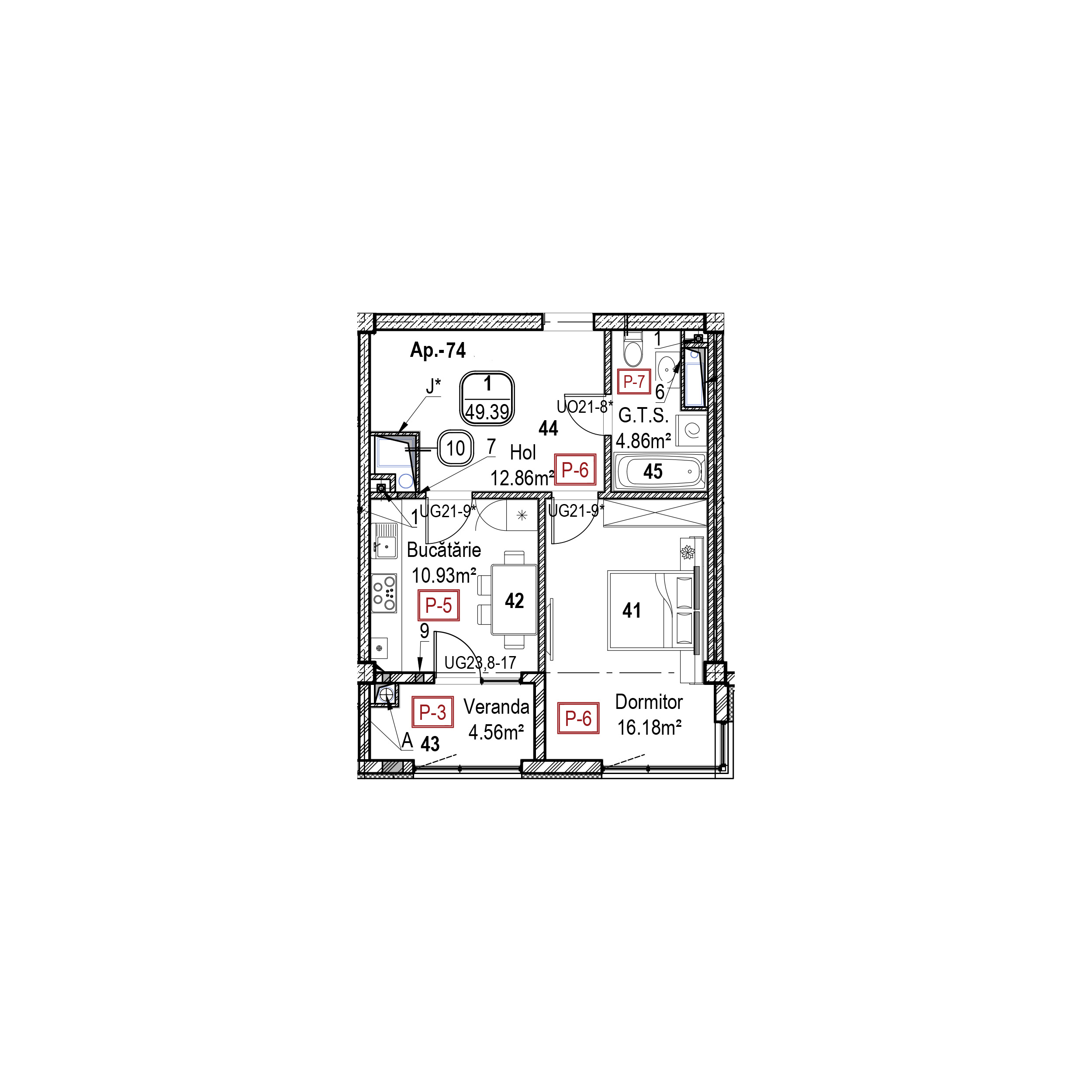 Apartament cu 1 cameră