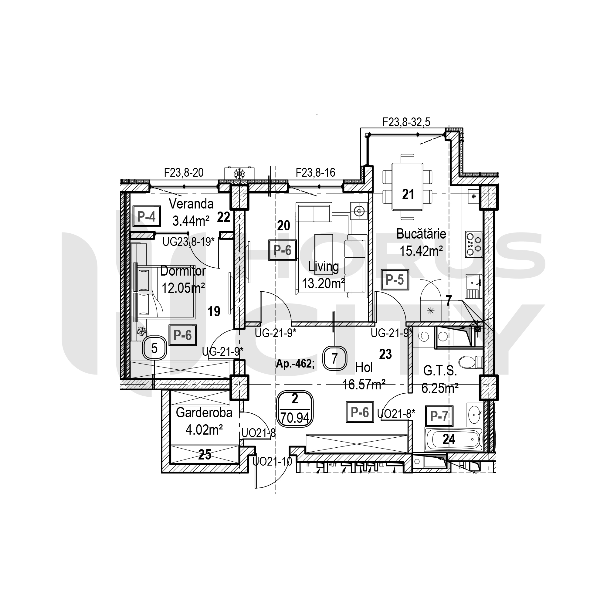 Apartament cu 2 camere
