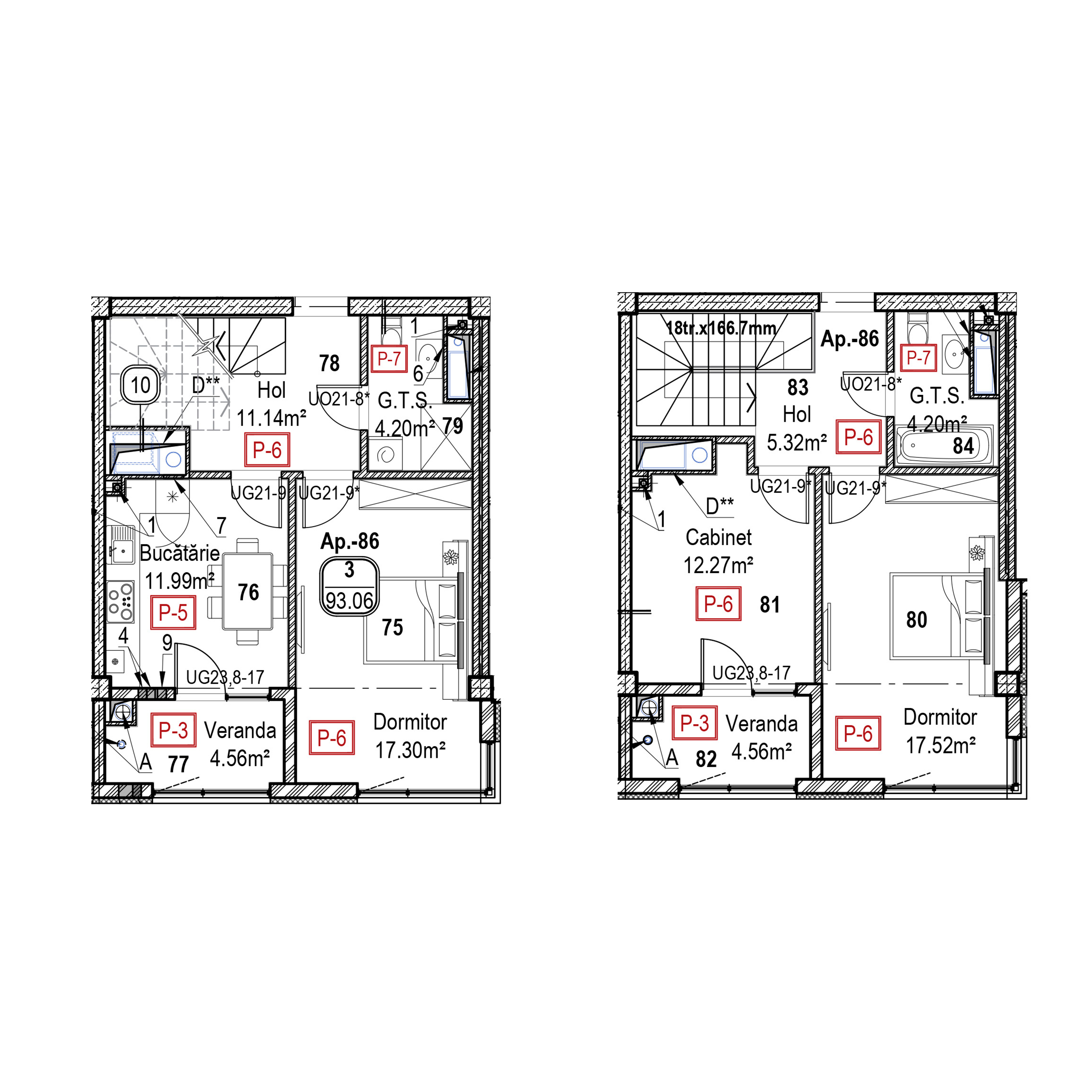 Apartament cu 3 camere