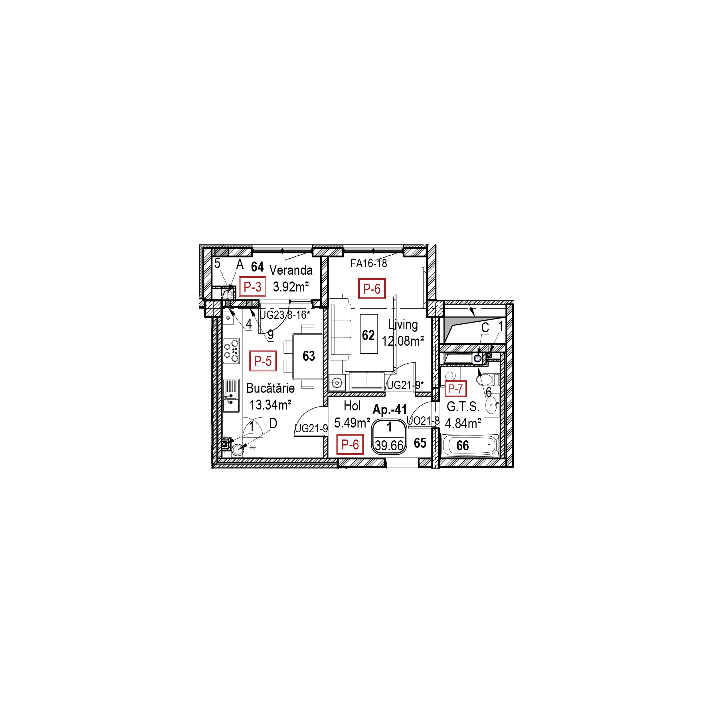 Apartament cu 1 cameră