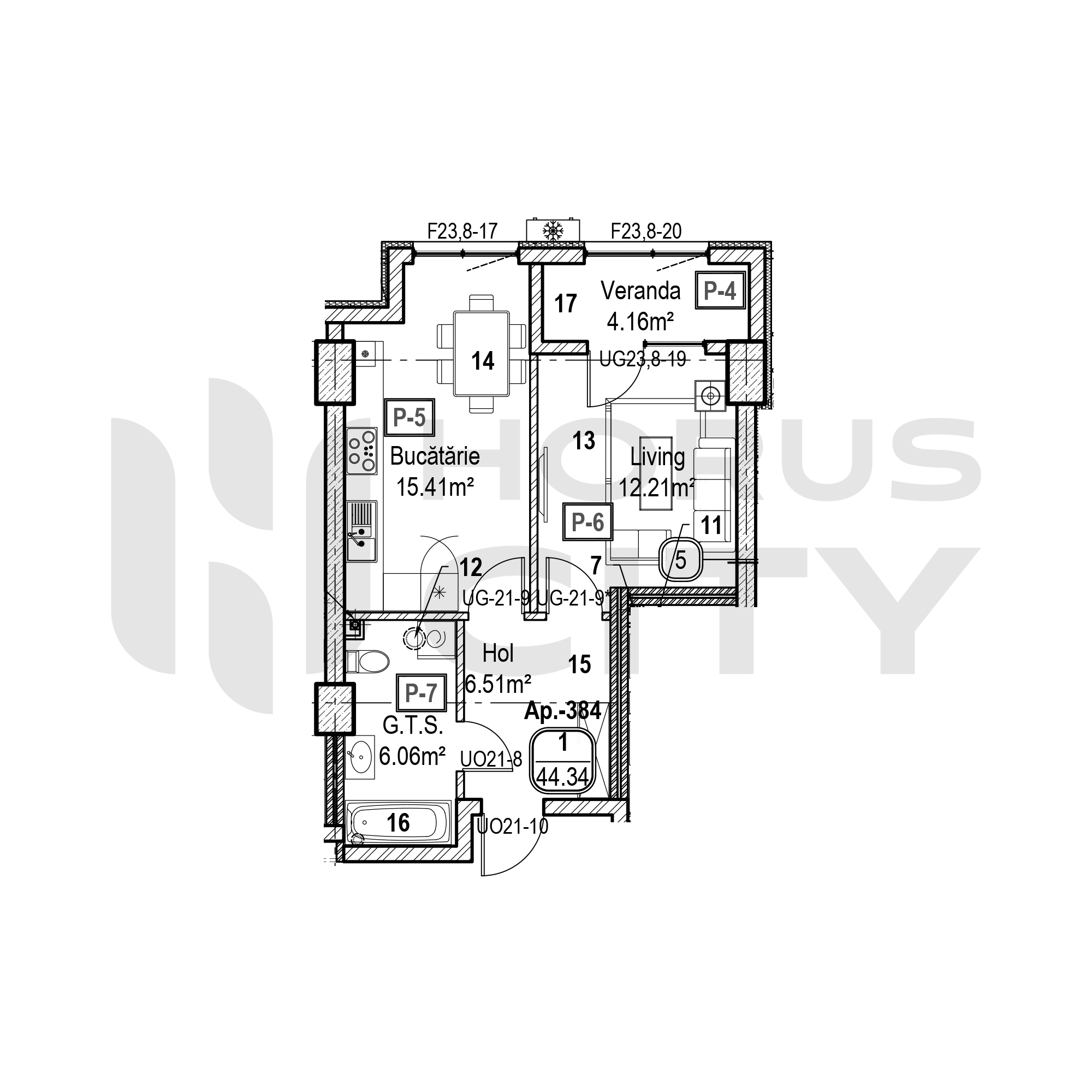 Apartament cu 1 cameră