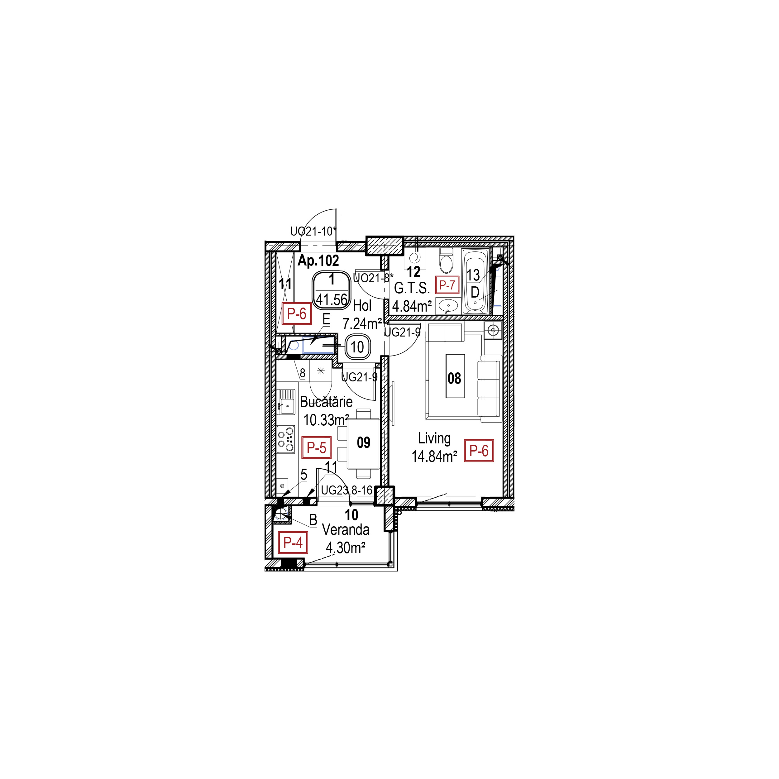 Apartament cu 1 cameră